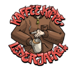 Kaffee Kippe Lederjacke